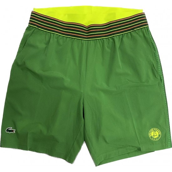 SHORTS DUPLO LACOSTE ROLAND GARROS - VERDE